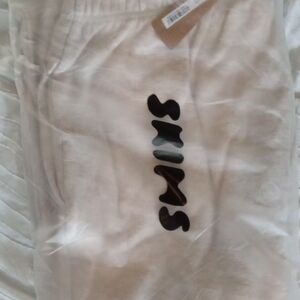 SKIMS Cream Lounge Pants